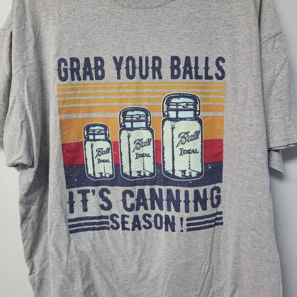Grab Your Balls Canning Season Jars Homestead Traditional Wife Preserve Women XL - Picture 2 of 7